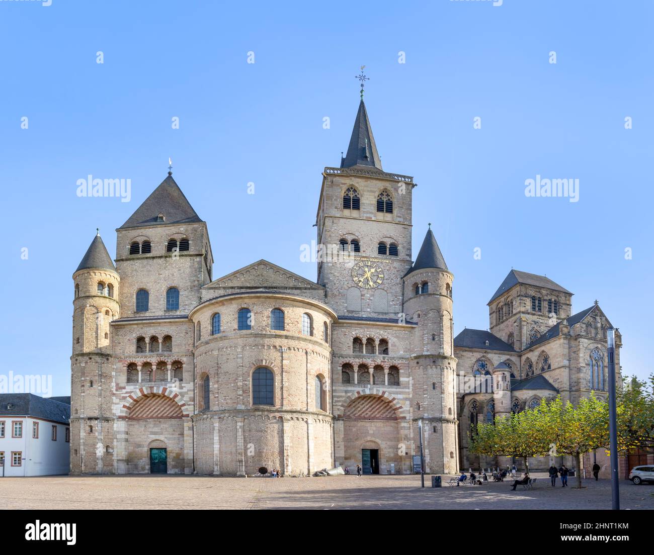 I monumenti romani, la Cattedrale di San Pietro (Trier Dom) e la Chiesa di nostra Signora, patrimonio dell'umanità dell'UNESCO Foto Stock