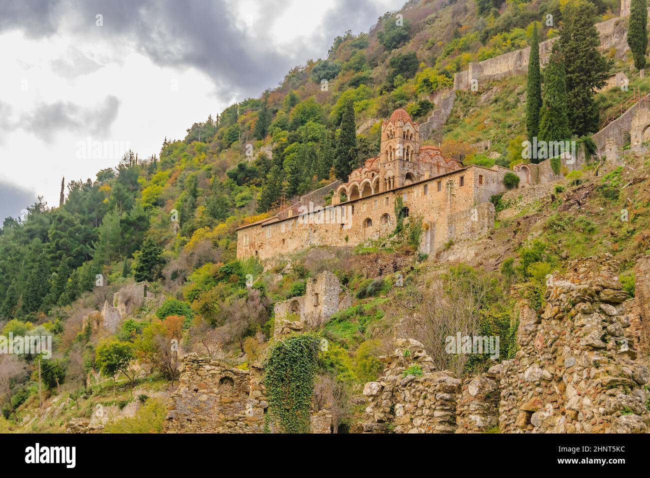 Pantanassa Monastero, Mistras, Grecia Foto Stock