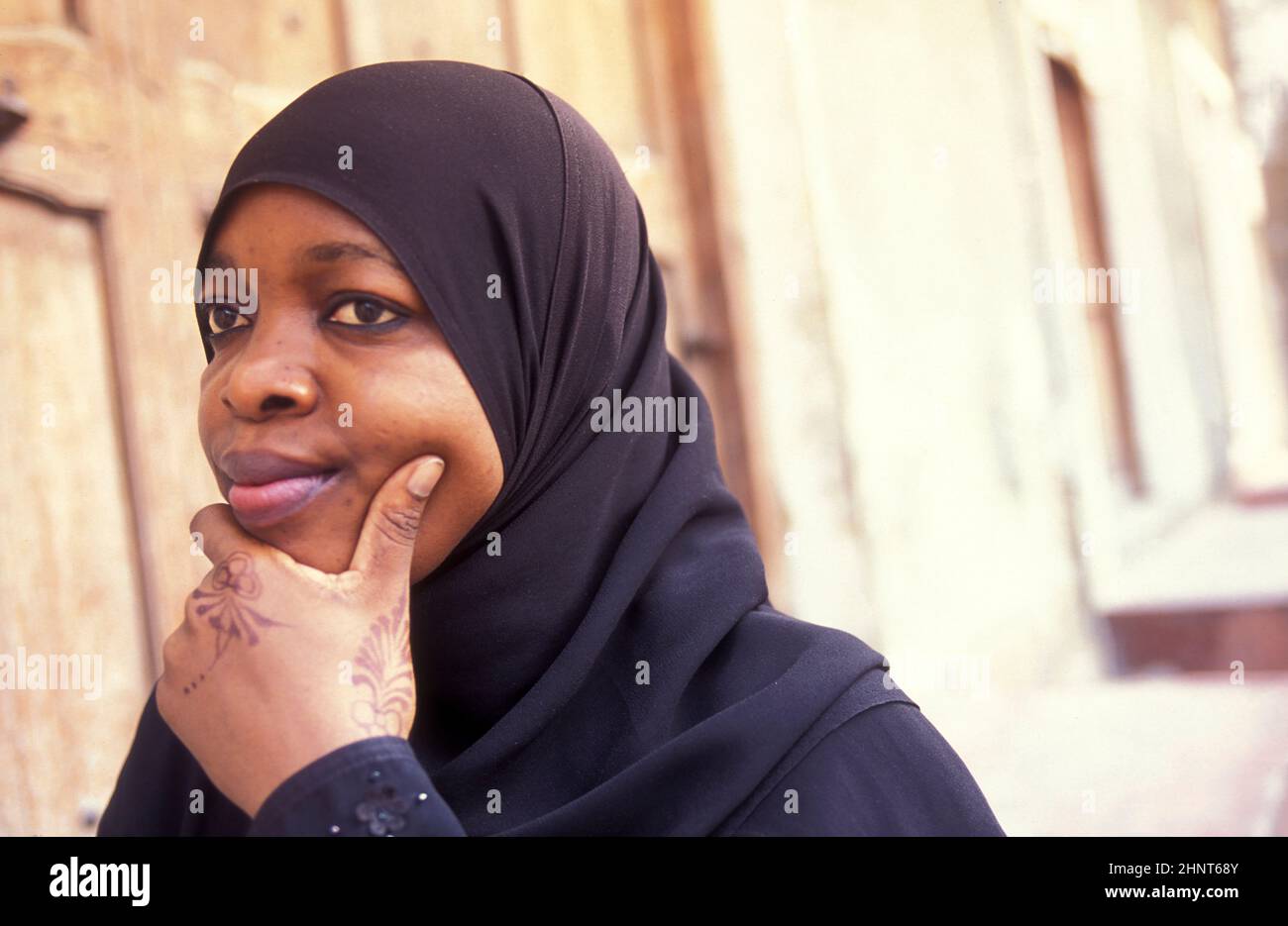 ZANZIBAR CITTÀ DI PIETRA PERSONE Foto Stock