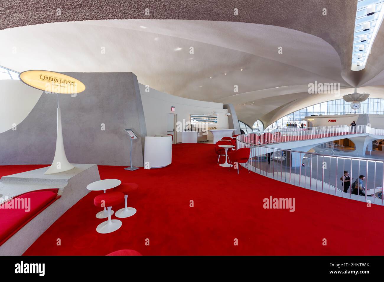 TWA Hotel Terminal New York JFK Airport negli Stati Uniti Foto Stock