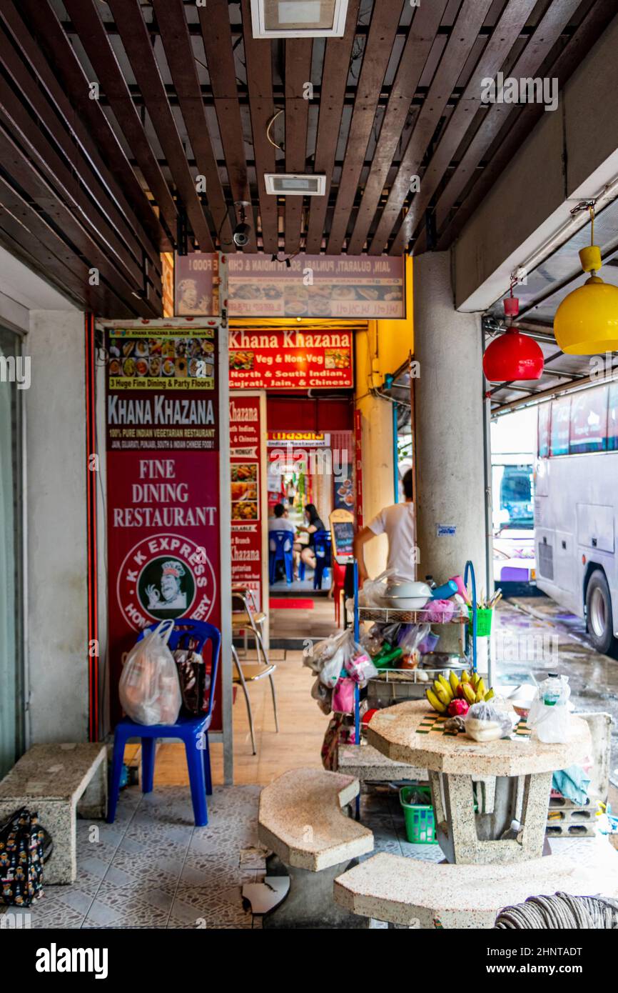 Ristoranti e aree per lo shopping a Bangkok Thailandia. Foto Stock