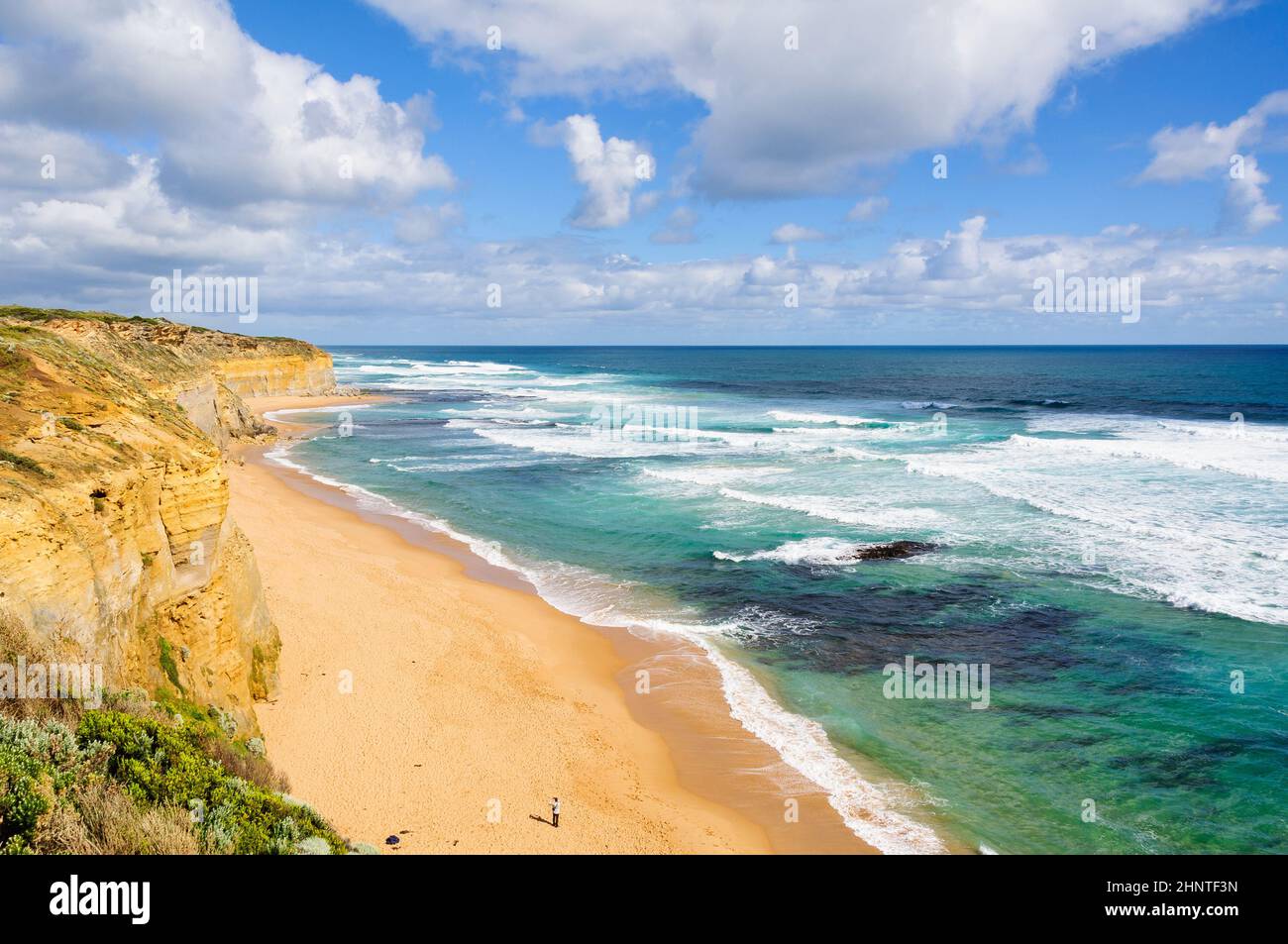 Spiaggia di Gibson Steps - Port Campbell Foto Stock