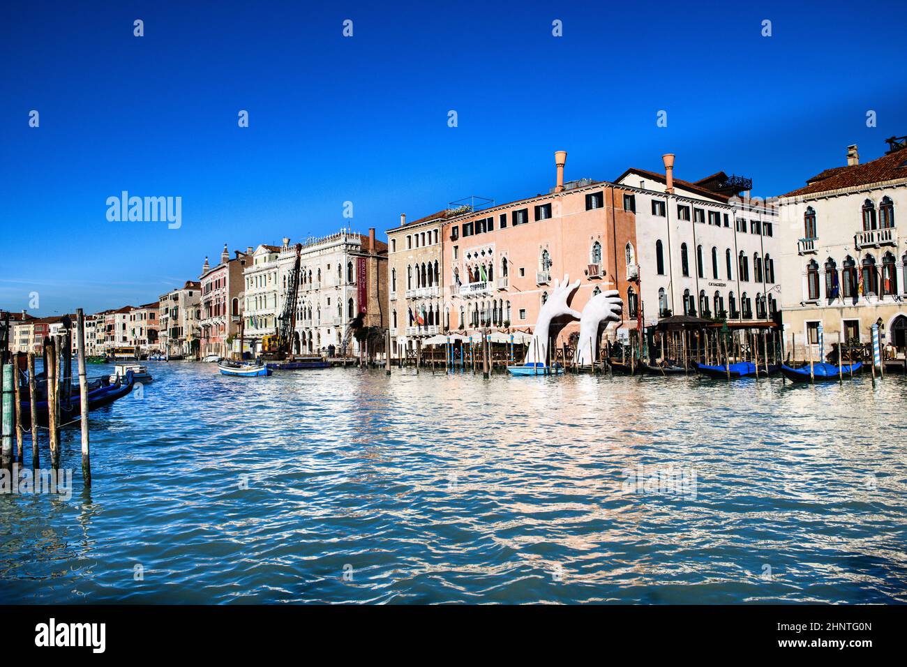 Il famoso centro di Venezia Foto Stock