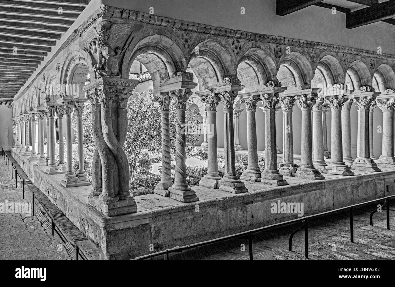 Chiostro del Duomo in Aix-en-Provence, Francia meridionale Foto Stock