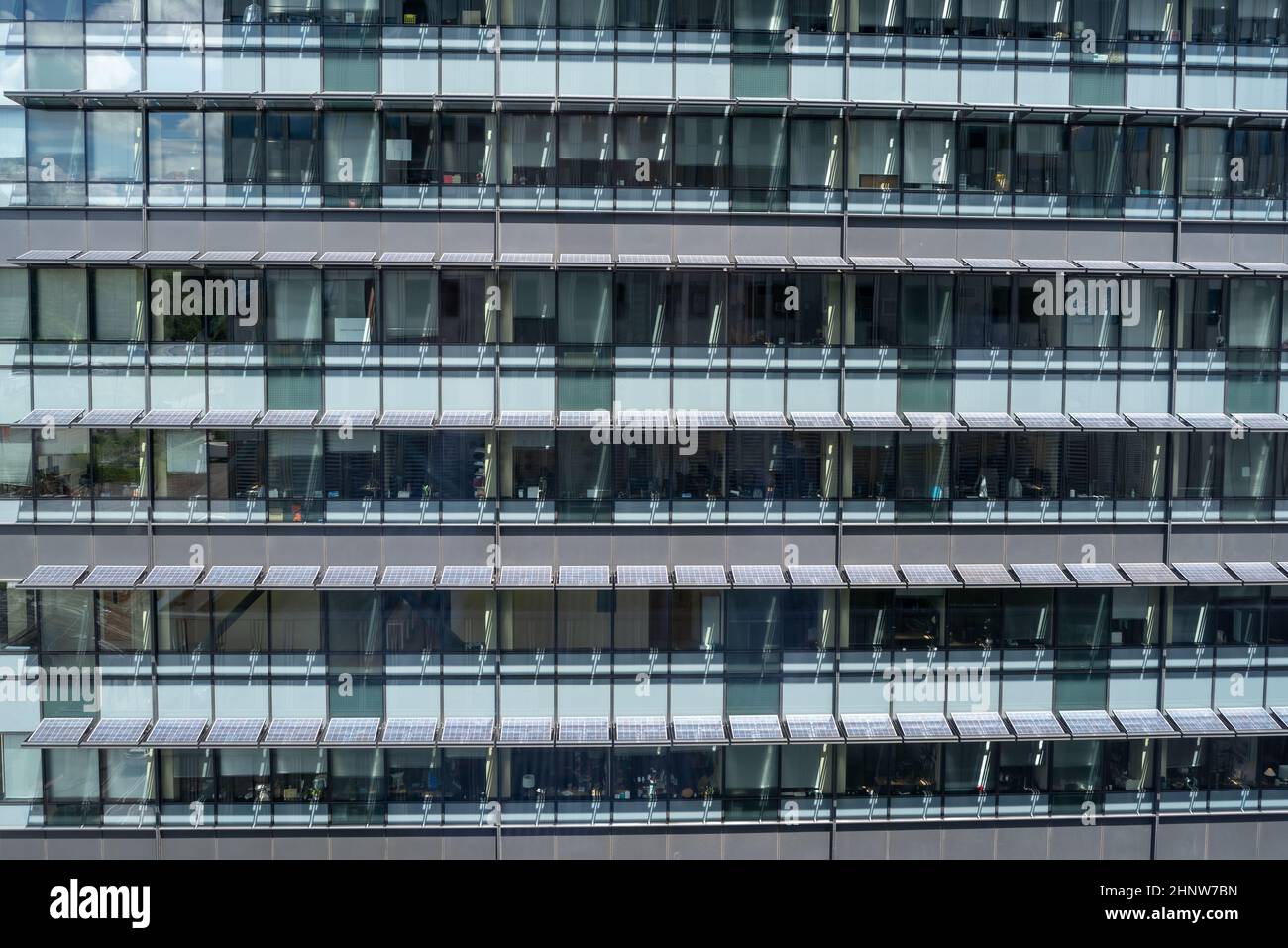 Solar Shades, OHSU Center for Health & Healing, Portland, Oregon. Foto Stock