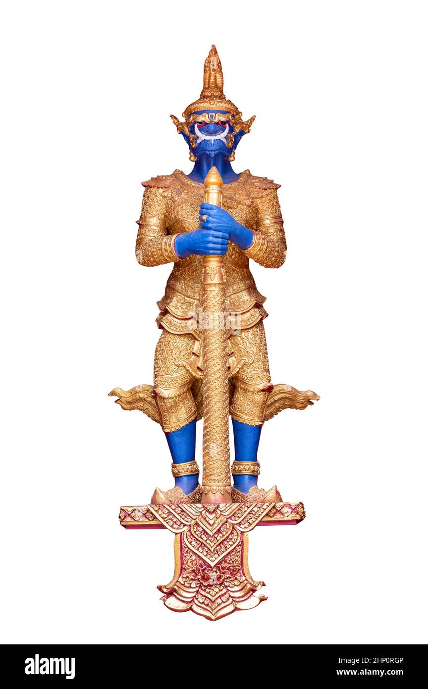 Dio della ricchezza Dio Thao Wessuwan isolare Foto Stock
