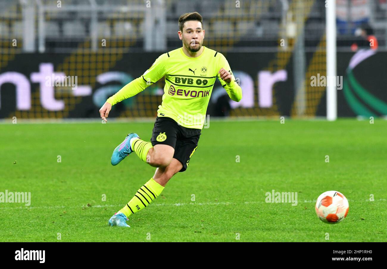 UEFA Europe League, Signal Iduna Park, Borussia Dortmund vs Glasgow Rangers; Raphael Guerreiro Foto Stock