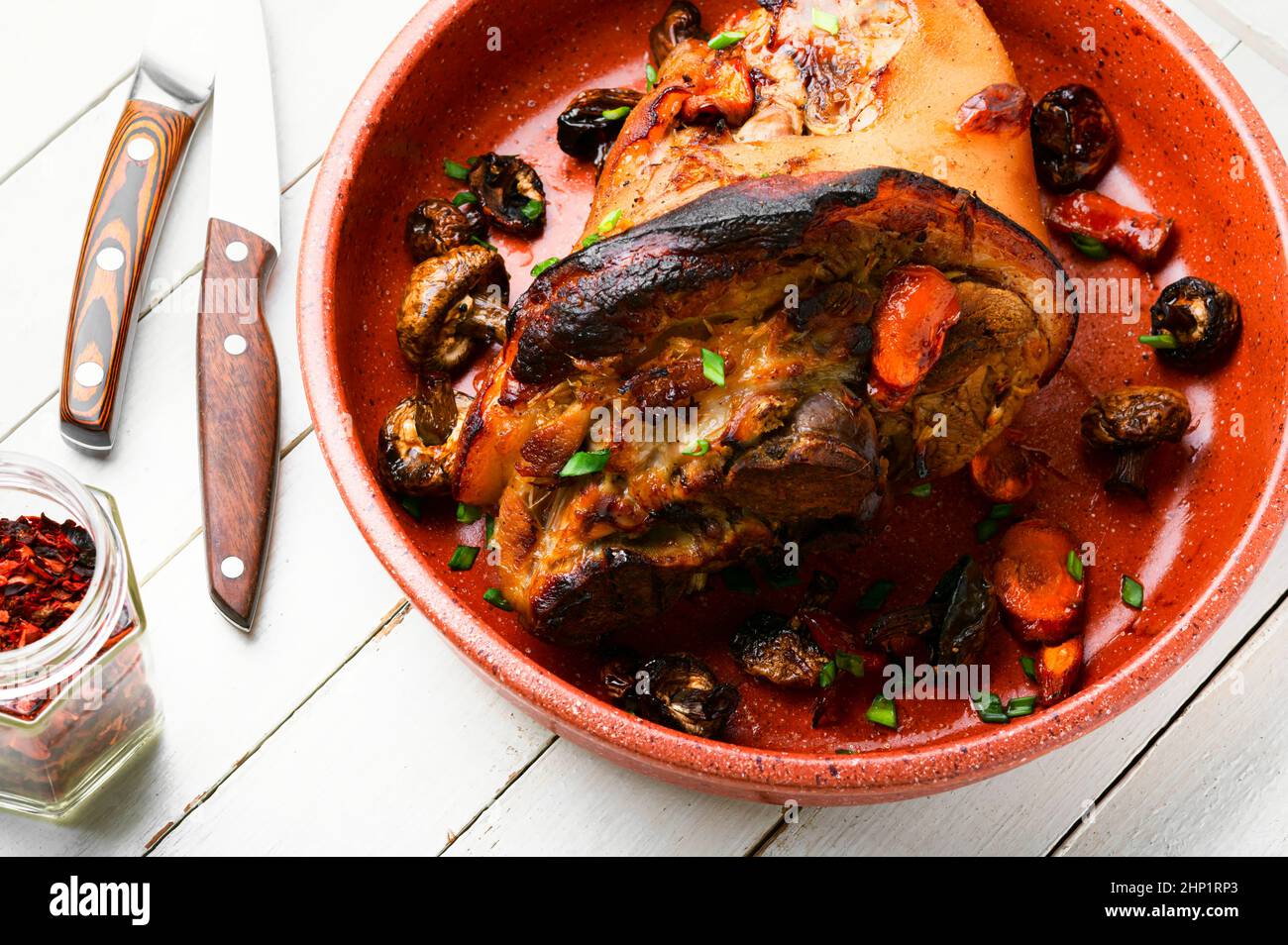 coscia di maialino al forno