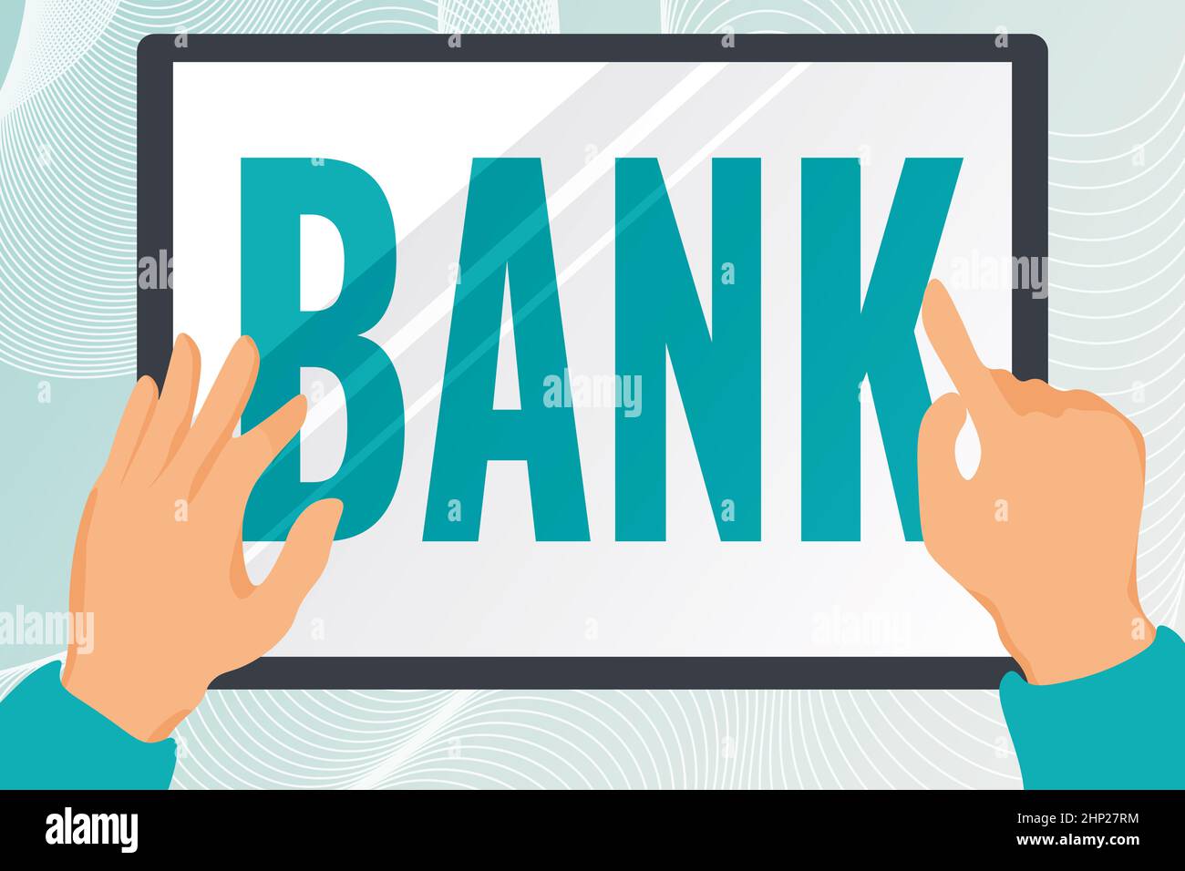 Scrittura di testo visualizzazione Banca, panoramica aziendale un'organizzazione in cui mostrare e le imprese possono investire in prestito denaro mani Illustrazione Holding Drawin Foto Stock