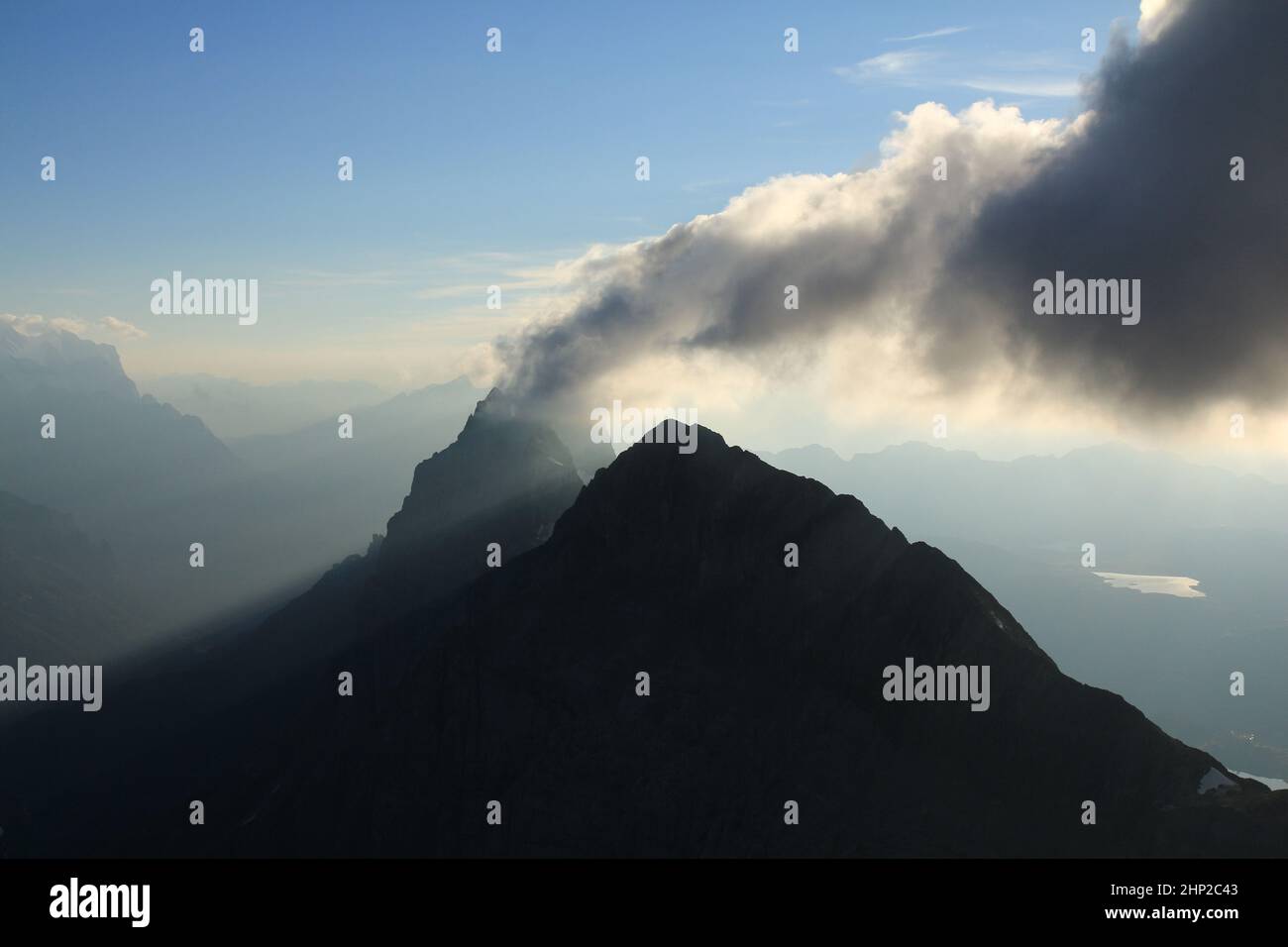 Wendenstorcke, montagne viste dal Monte Titlis. Foto Stock
