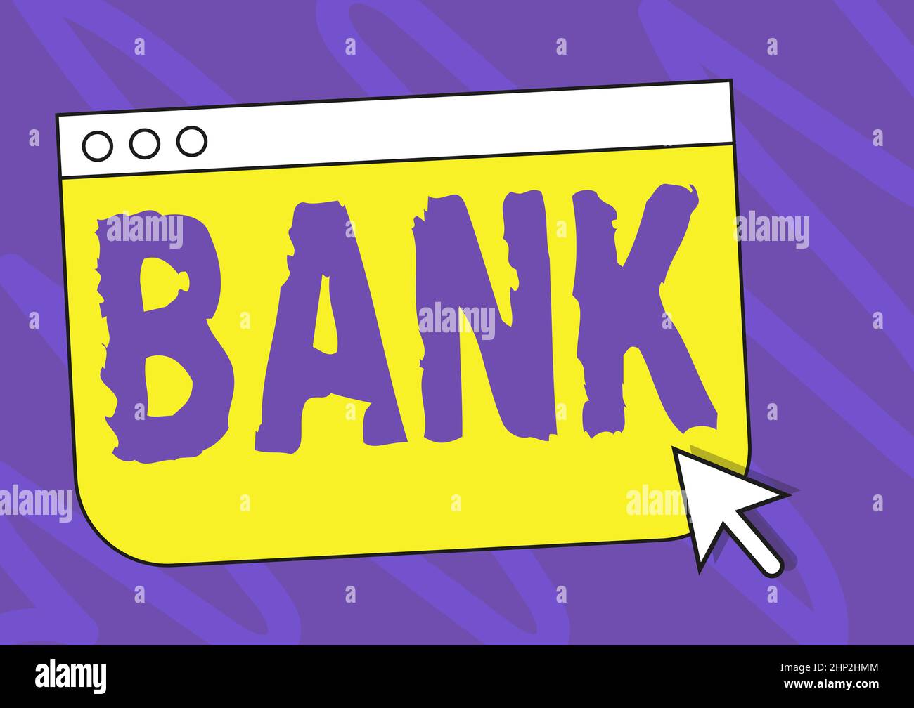 Segno che mostra Banca, panoramica di affari un'organizzazione in cui mostrare e le imprese possono investire in prestito denaro colorato Web Page Browsing disegno con Un Foto Stock