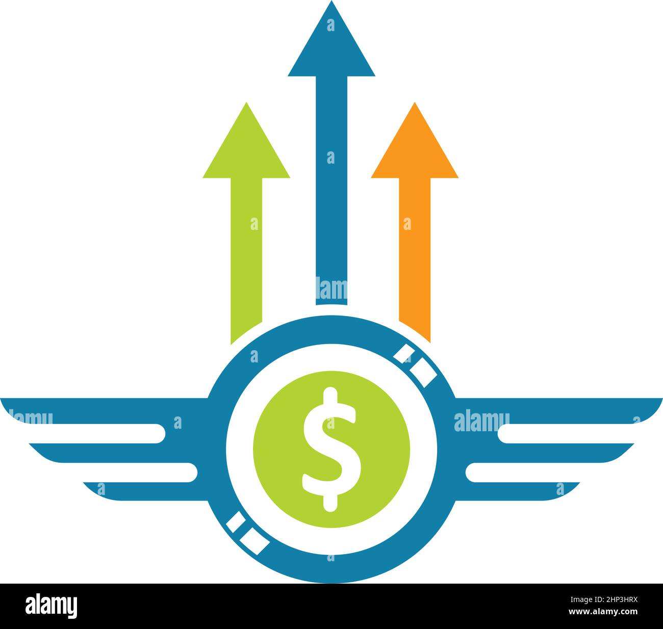modello di disegno dell'illustrazione vettoriale dell'icona finanziaria del business Illustrazione Vettoriale