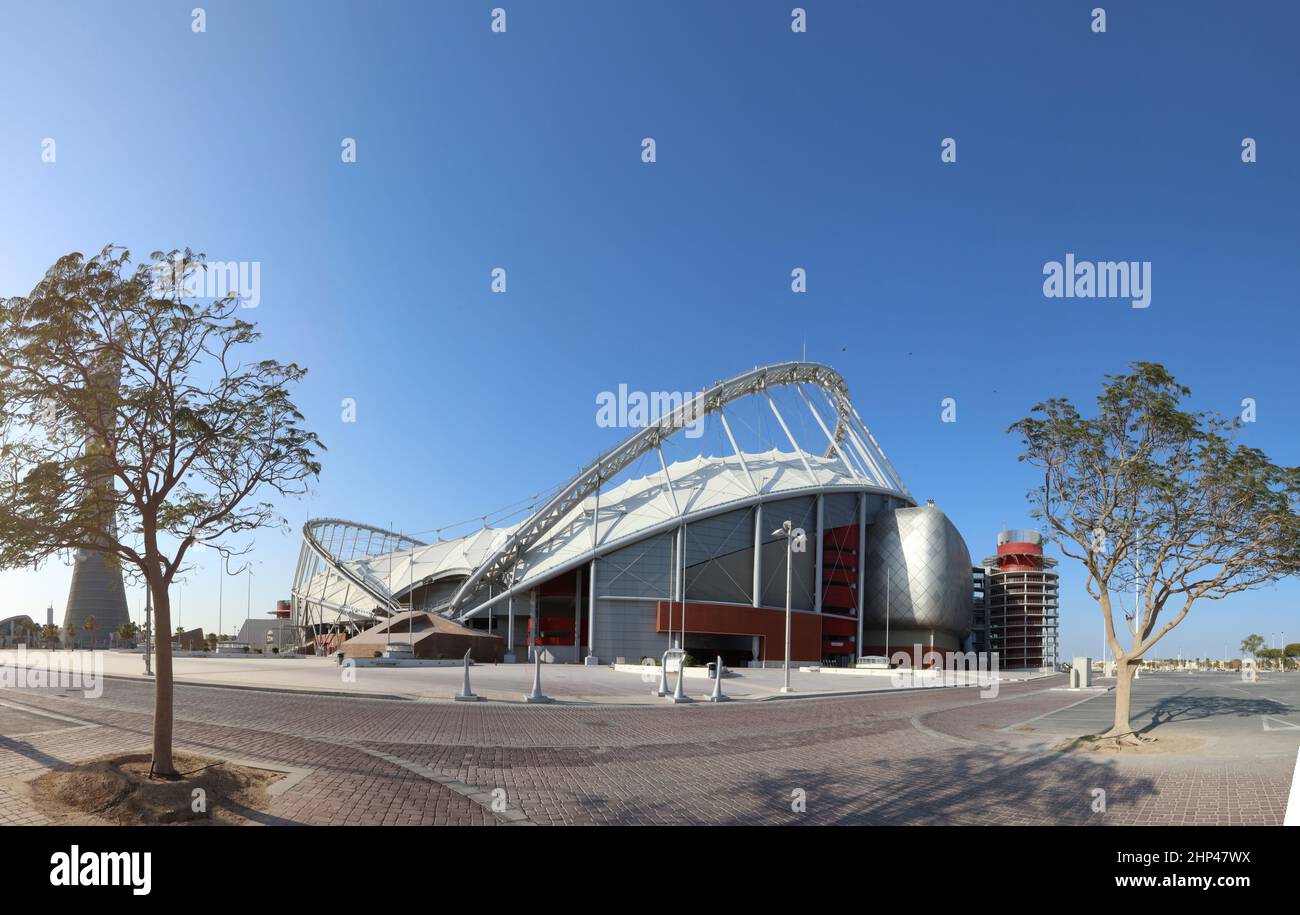 Khalifa International Stadium -UNO DEI LUOGHI DELLA Coppa del mondo FIFA Qatar 2022- 18-02-2022 QATAR Foto Stock