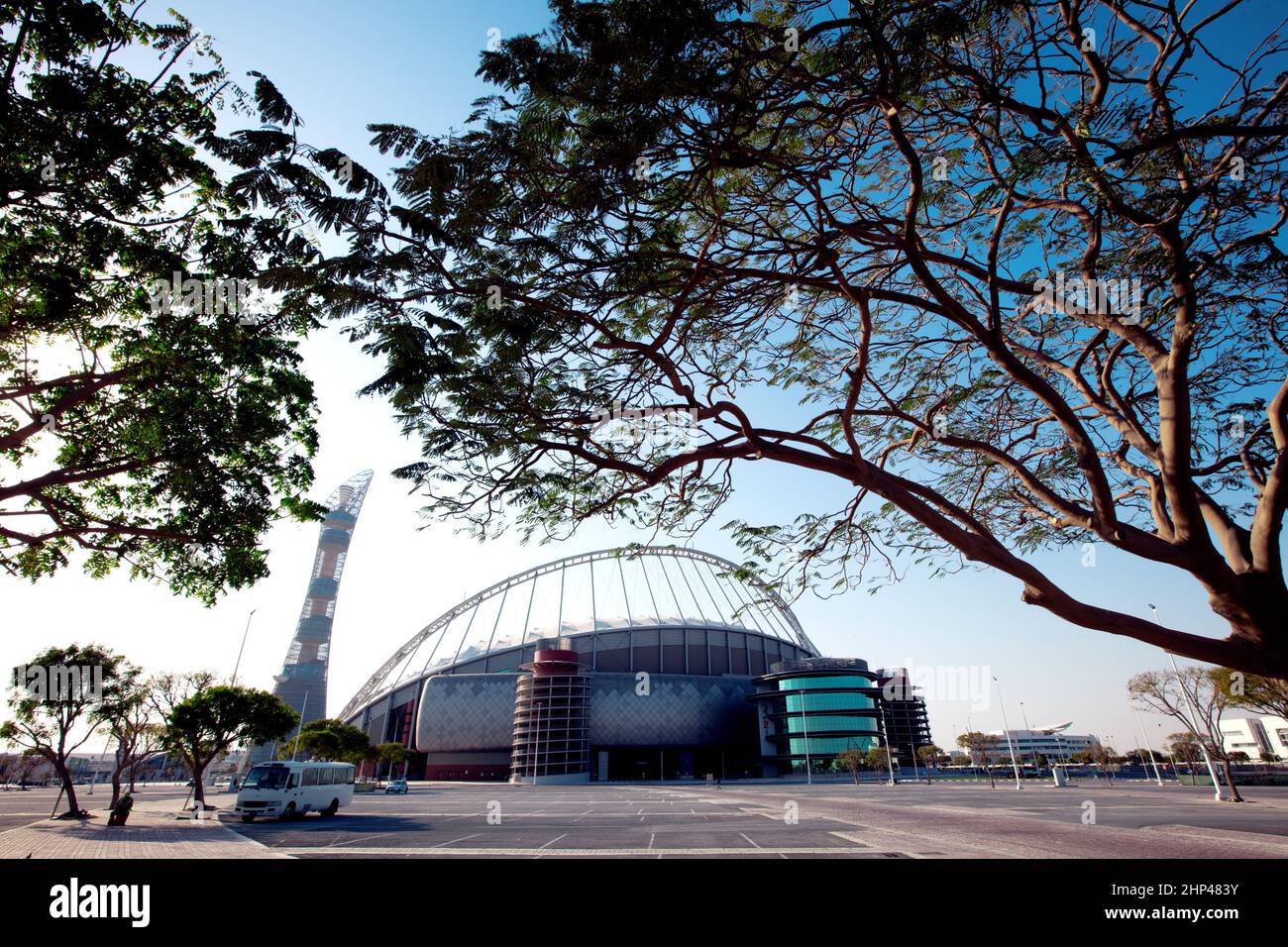 Khalifa International Stadium -UNO DEI LUOGHI DELLA Coppa del mondo FIFA Qatar 2022- 18-02-2022 QATAR Foto Stock