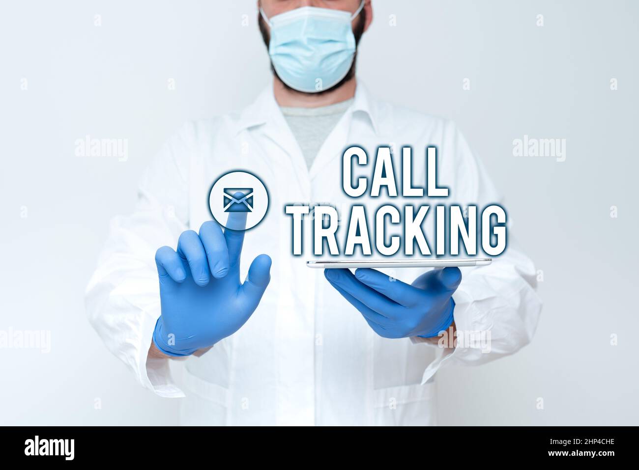 Didascalia di testo Presentazione Call Tracking, Internet concetto organico motore di ricerca pubblicità digitale indicatore di conversione dimostrazione Medical Technolog Foto Stock