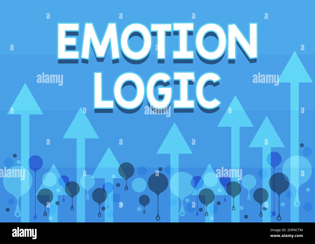 Ispirazione che mostra segno Emotion Logic, Conceptual Photo Heart o Brain Soul o intelligenza confusione equilibrio uguale Illustrazione di un lungo Flo frecce Foto Stock