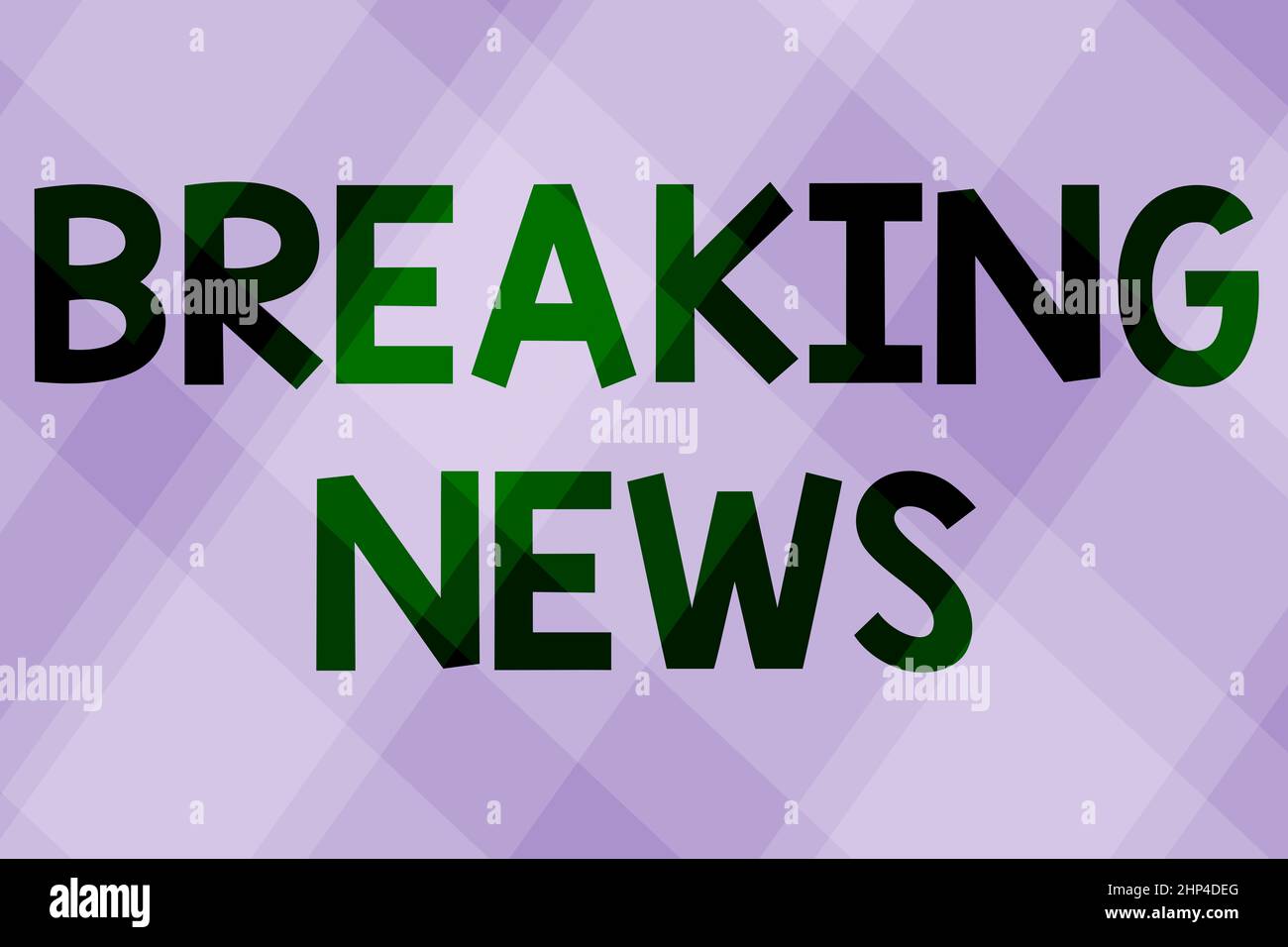 Ispirazione mostrando segno Breaking News, Word per le informazioni recenti su un evento verificatosi linea sfondi illustrati con vari Foto Stock