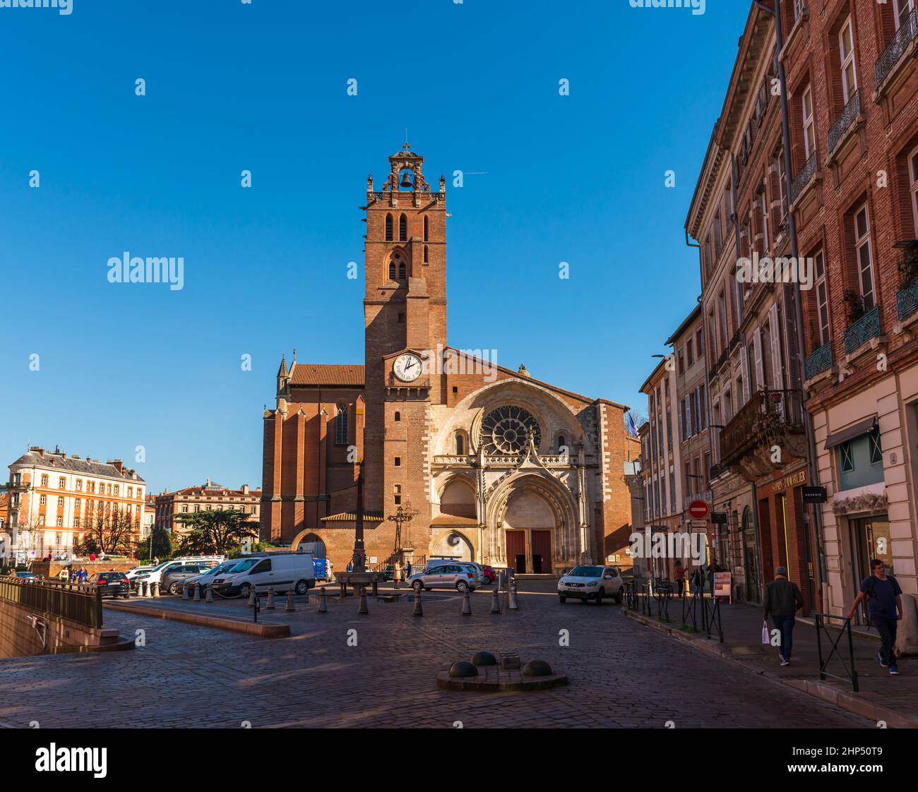 Saint-Etienne Cattedrale di Tolosa in alta Garonna, Occitanie, Francia Foto Stock