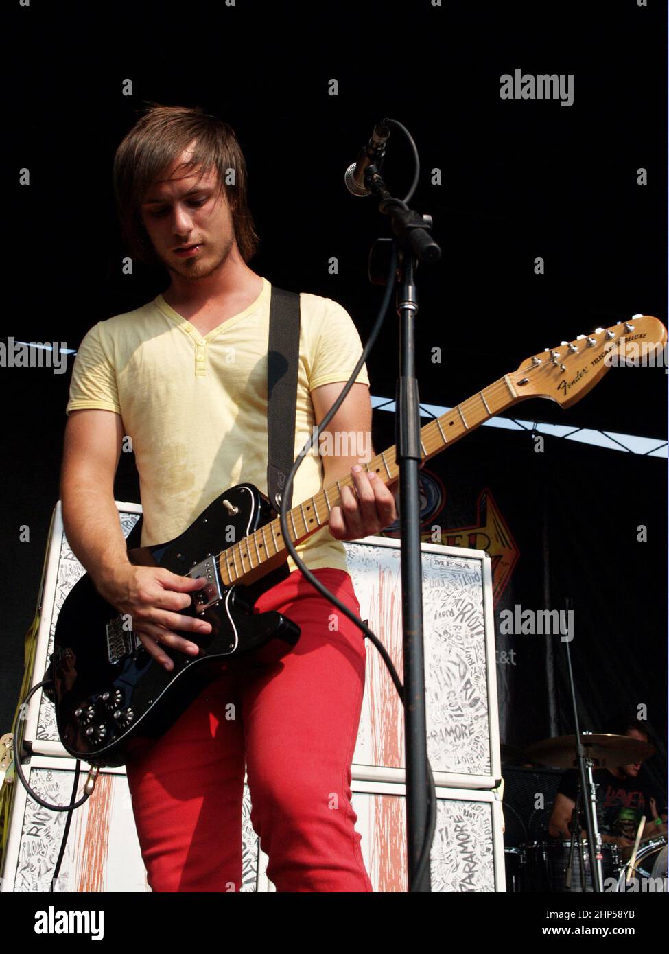 Paramore al Van's Warped Tour 8/3/07 Foto Stock