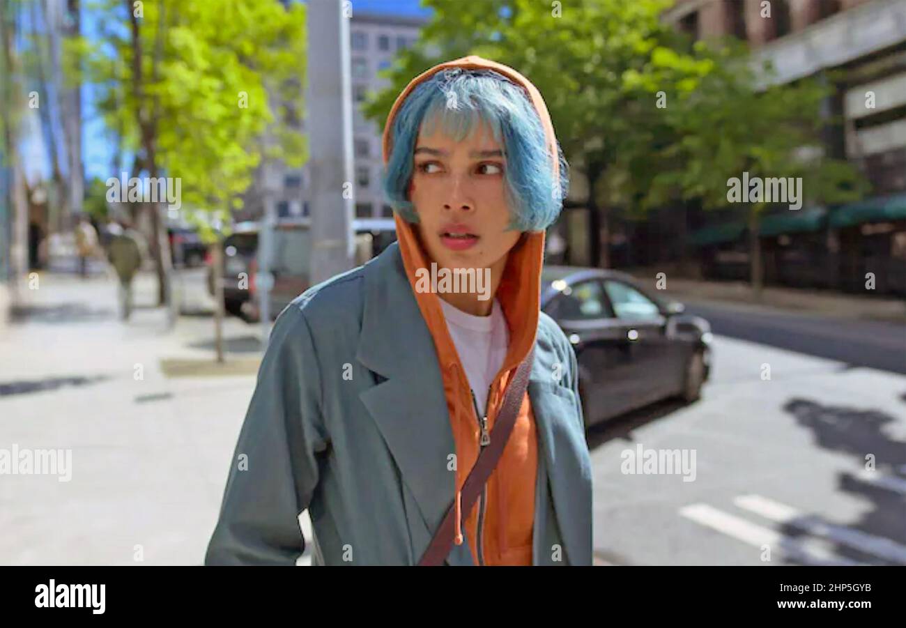 KIMI 2022 HBO Max film con Zoë Kravitz Foto Stock