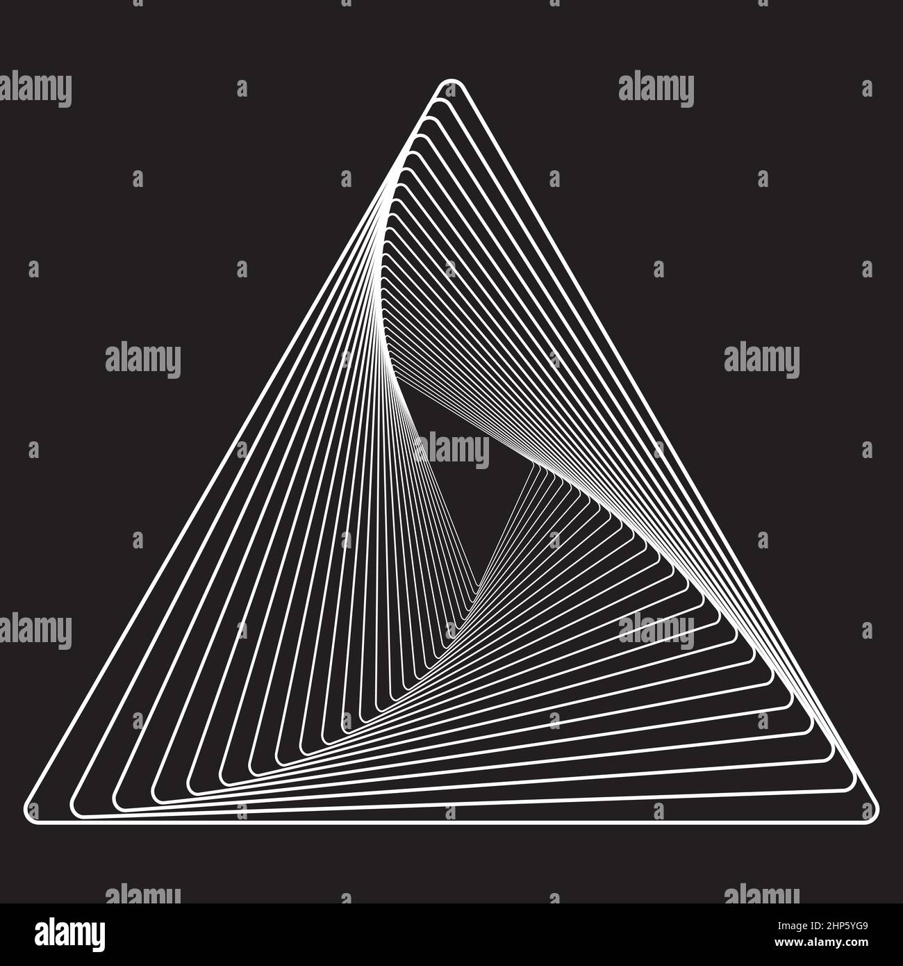 Sovrapposizione triangolo astratto Illustrazione Vettoriale