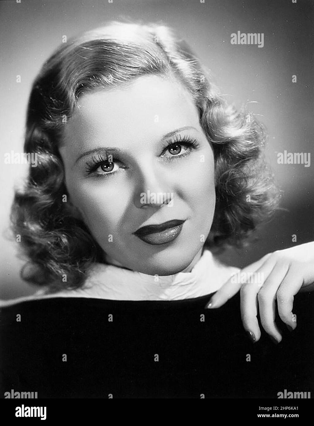 Ritratto vintage ancora dell'attrice Glenda Farrell ca. 1930s Foto Stock