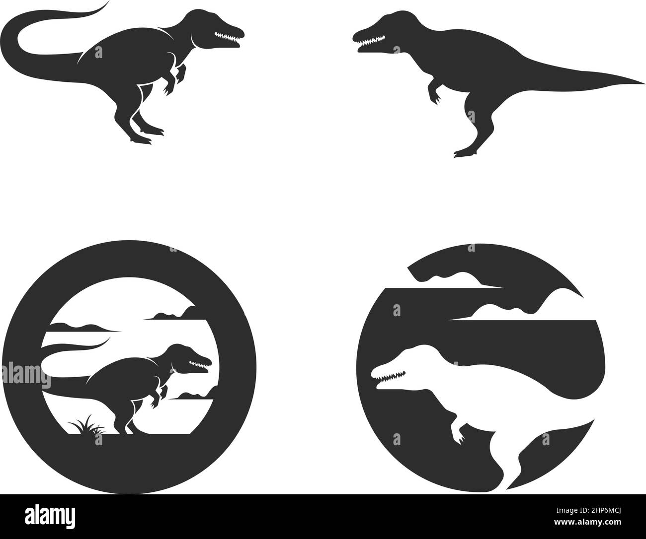 icona dinosauro disegno vettoriale Illustrazione Vettoriale