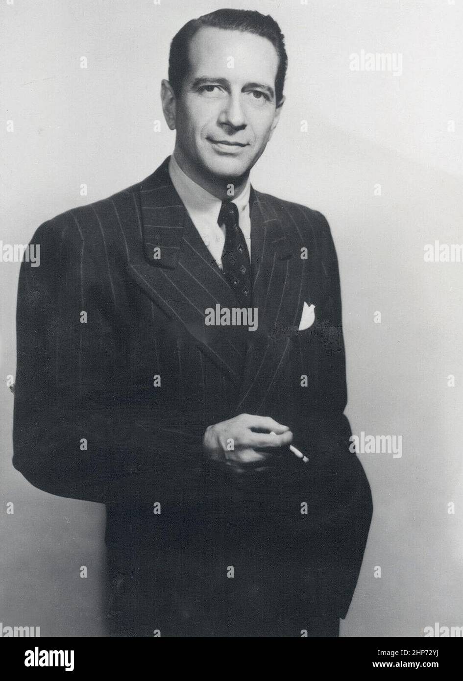 Attore Donald Cook in una foto pubblicitaria 1955 Foto Stock