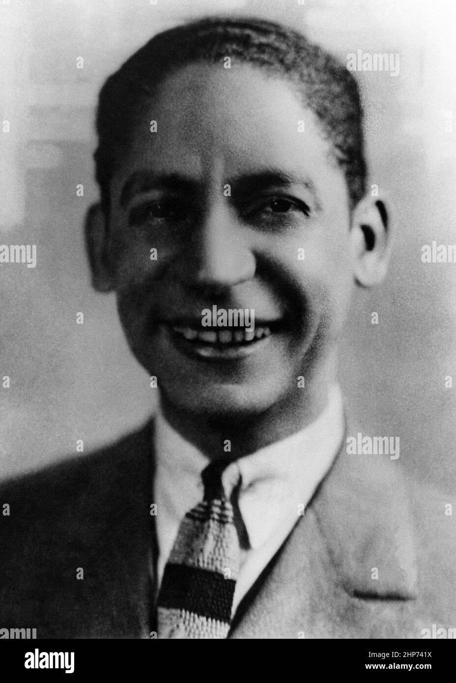 Il compositore jazz Jelly Roll Morton, circa 1927, in una foto pubblicitaria scattata allo studio fotografico Bloom di Chicago Foto Stock