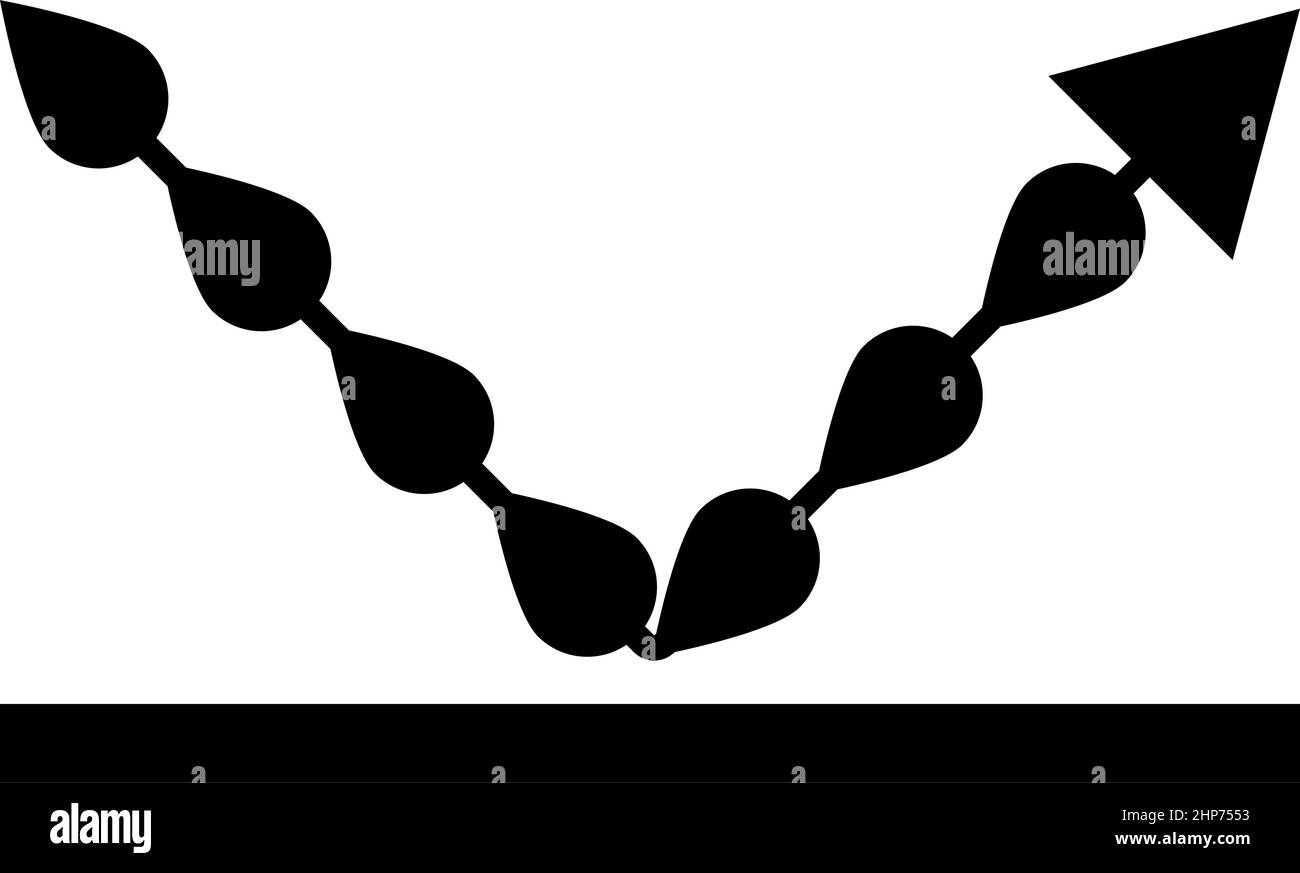 Simbolo di resistenza all'acqua impermeabile gocce di liquido resistenti alle gocce protezione icona colore nero immagine vettoriale piatta Illustrazione Vettoriale