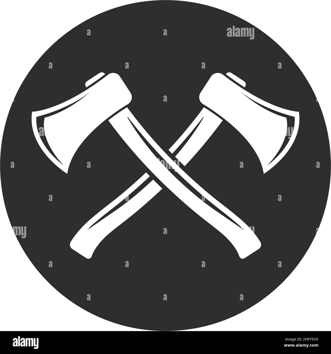 icona ax modello di disegno di illustrazione vettoriale Illustrazione Vettoriale