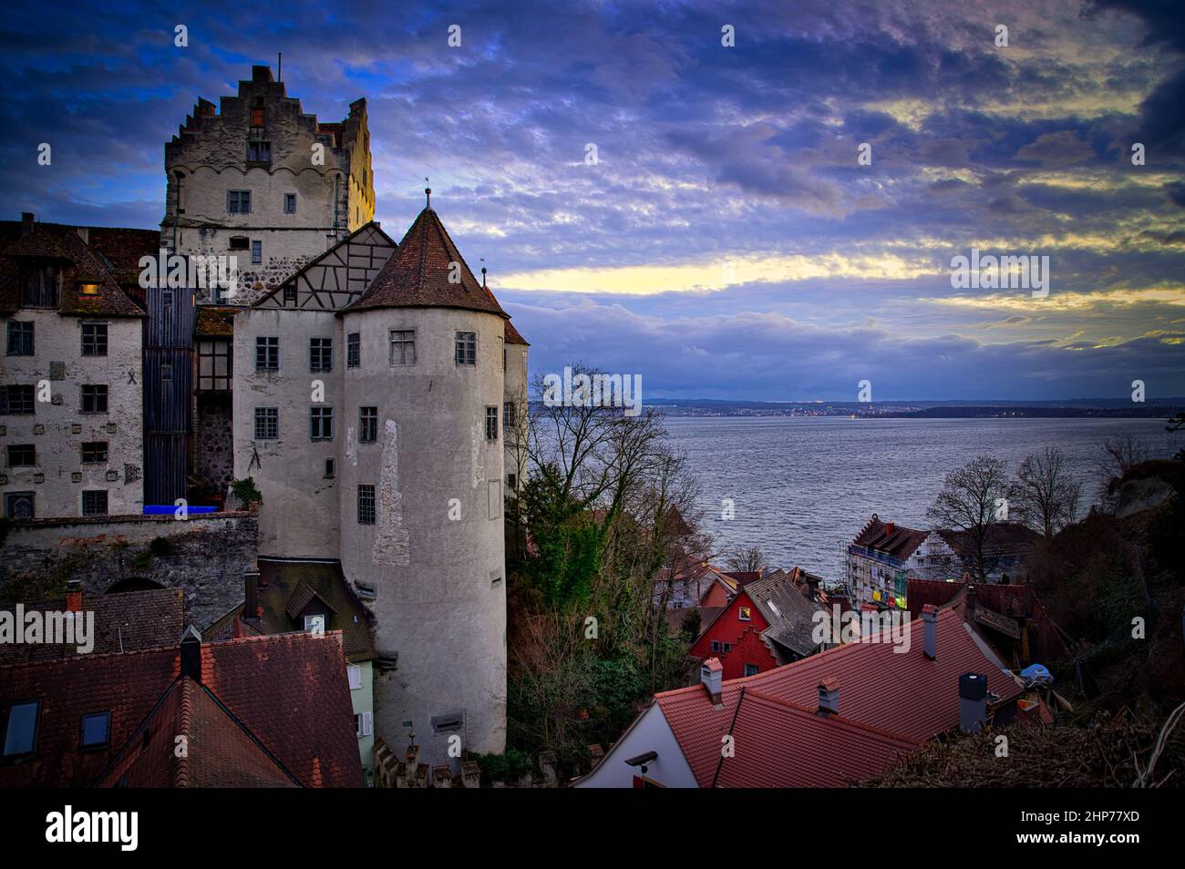 Meersburg Bodensee Germania Foto Stock