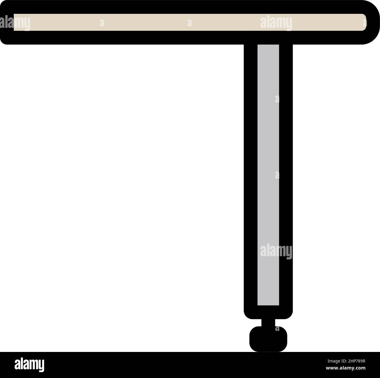 Icona della console del tavolo di briefing Illustrazione Vettoriale