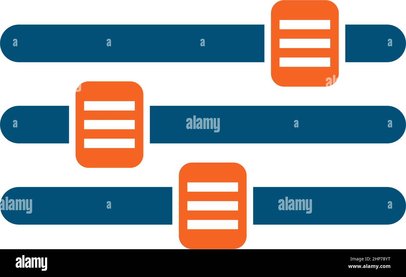 impostazione del modello di disegno dell'illustrazione vettoriale dell'icona Illustrazione Vettoriale