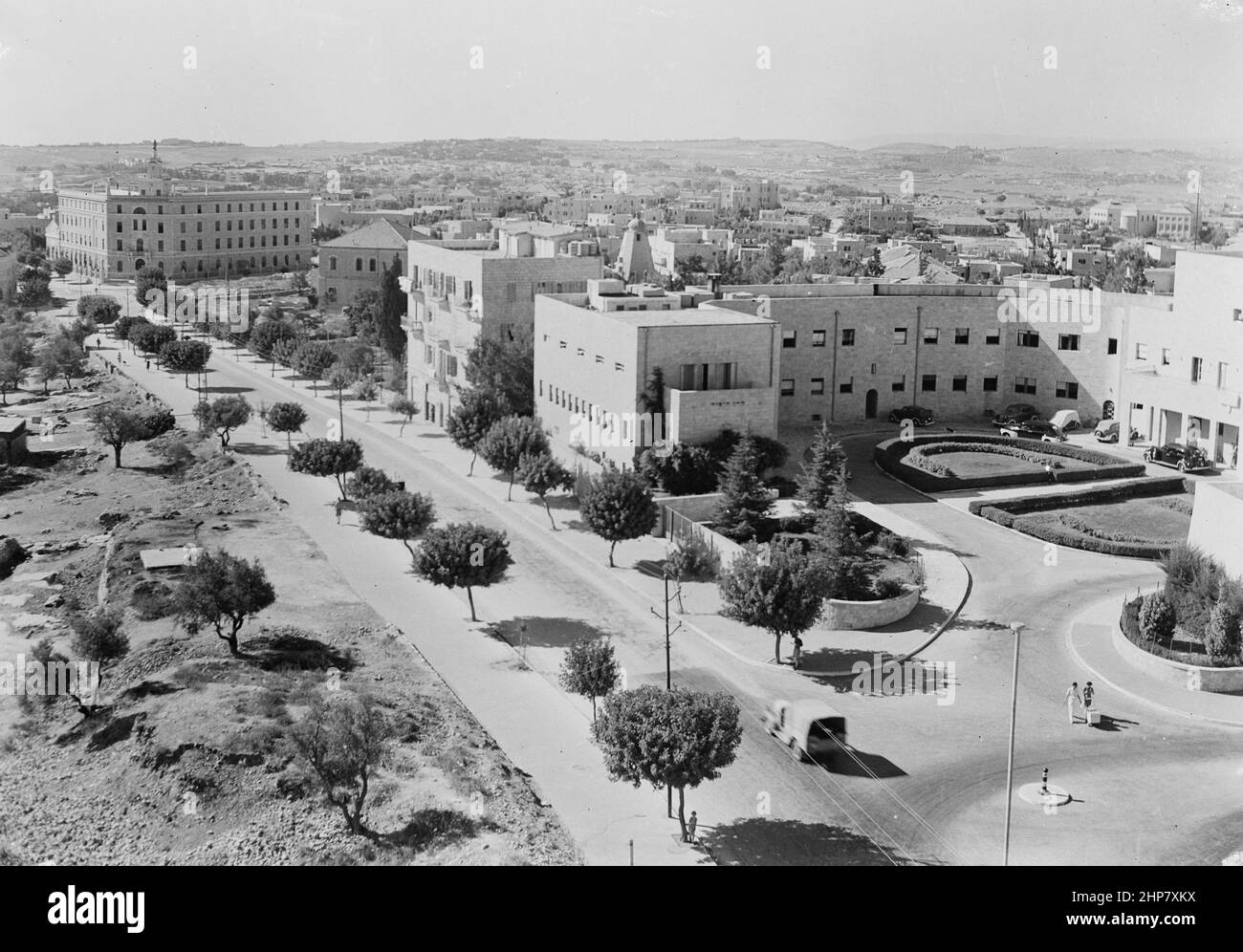 Medio Oriente Storia: Gerusalemme nuova città Località: Gerusalemme ca. 1920 Foto Stock