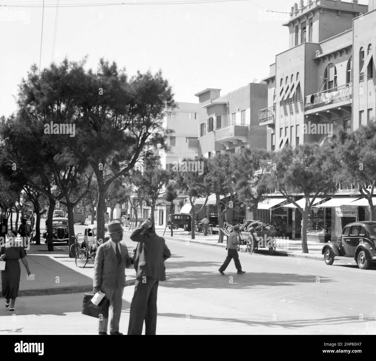 Medio Oriente Storia: Tel Aviv Località: Israele--Tel Aviv ca. 1920 Foto Stock