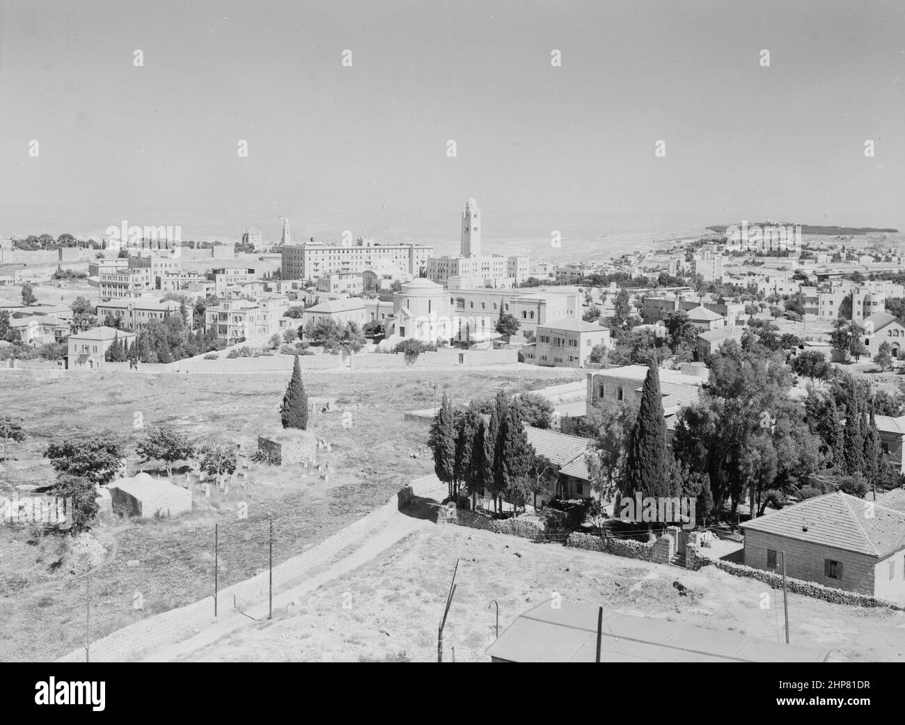 Storia del Medio Oriente: Gerusalemme nuova città ca. 1920 Foto Stock
