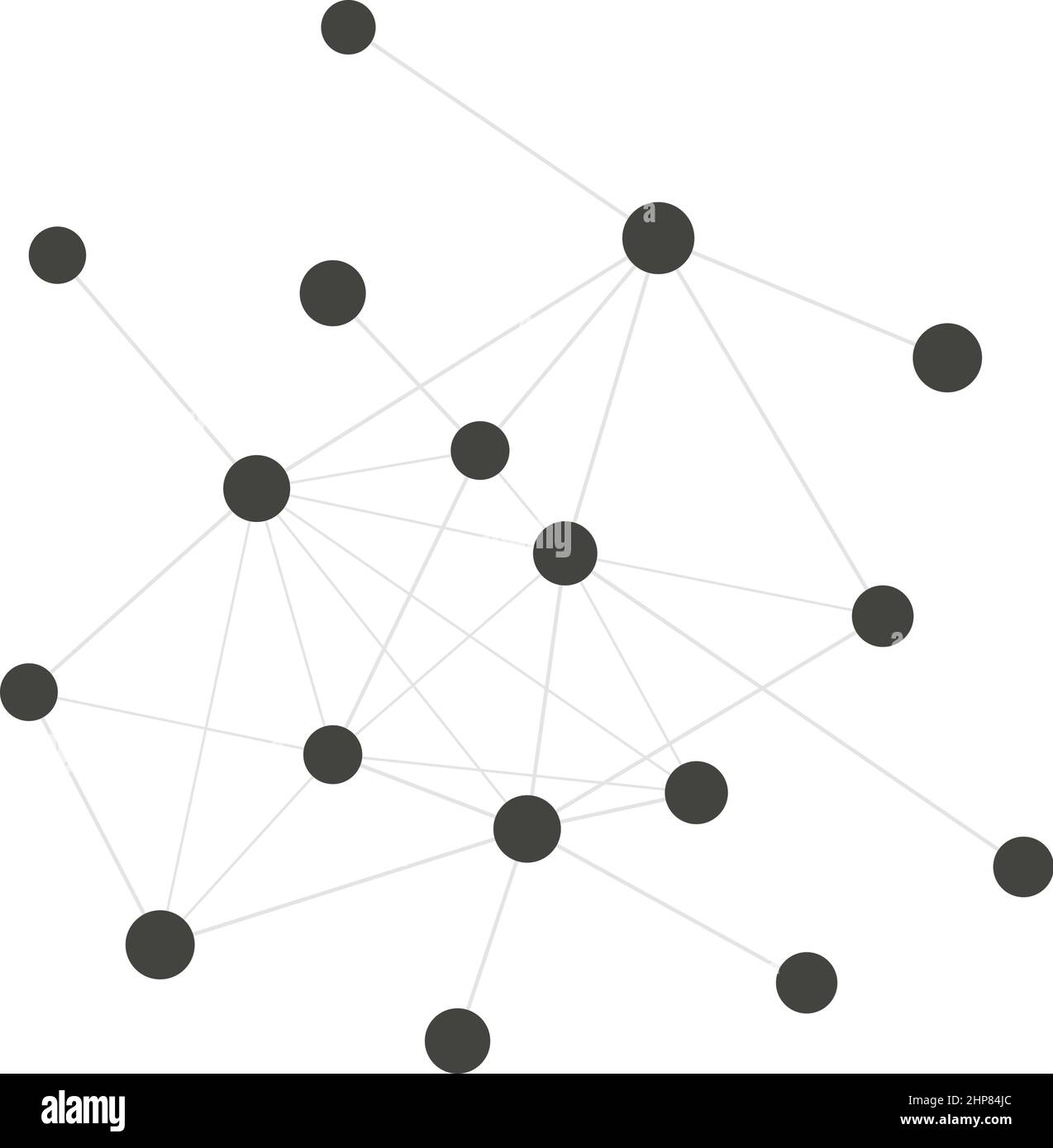Icona rete di connessione Illustrazione Vettoriale
