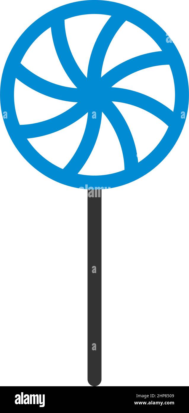 Bastone Candy icona Illustrazione Vettoriale