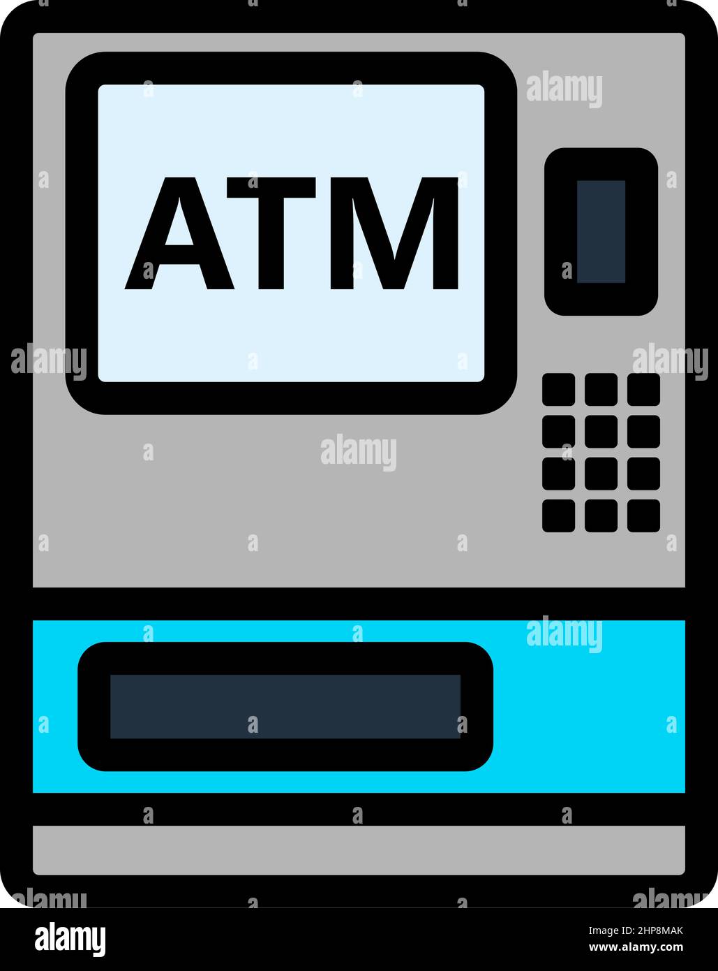 Icona di ATM Illustrazione Vettoriale