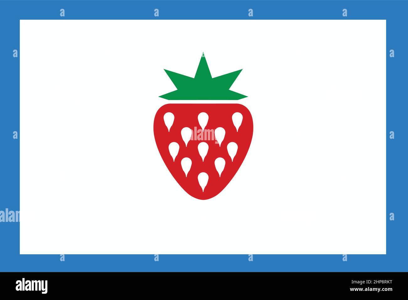 Bandiera della contea di Searcy, Arkansas Illustrazione Vettoriale