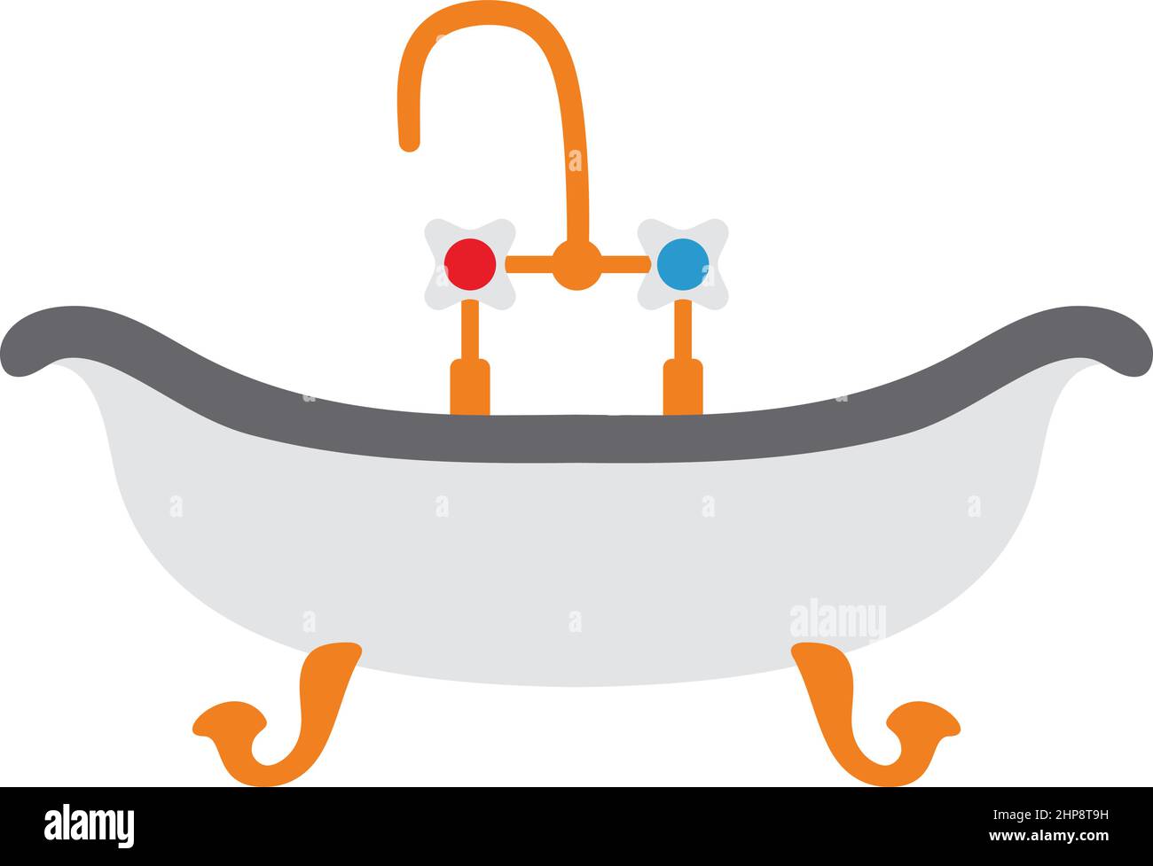 Icona di vasca da bagno Illustrazione Vettoriale