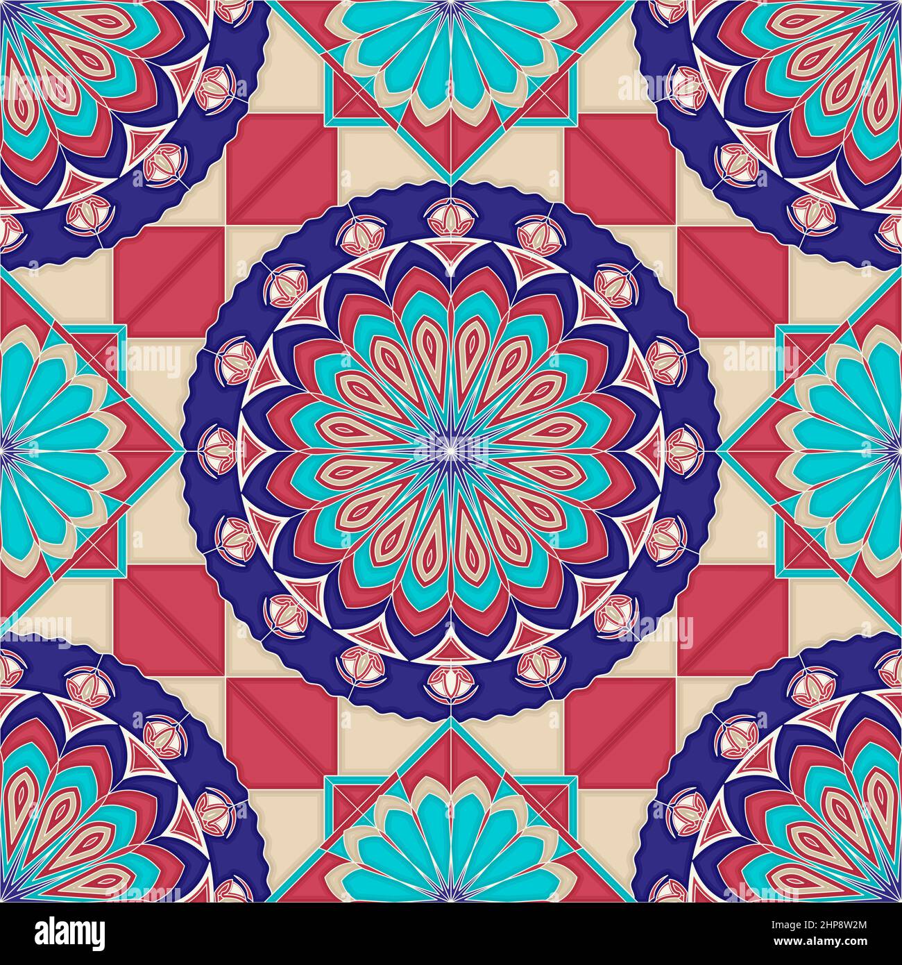 Modello geometrico islamico 15 Illustrazione Vettoriale