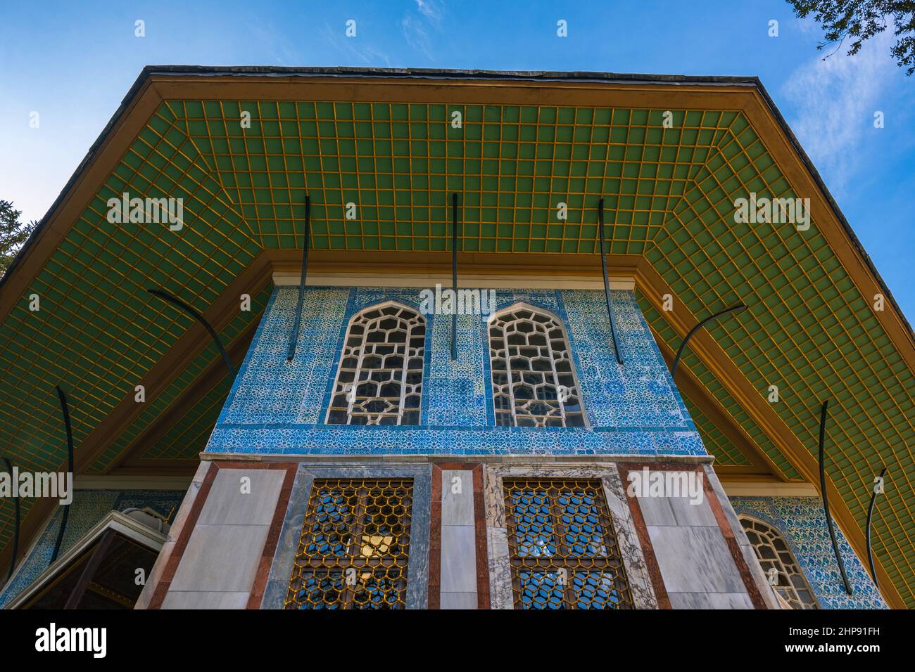 Baghdad Pavillion nel Palazzo Topkapi. Esterno del Padiglione Baghdad. Architettura ottomana. Foto Stock