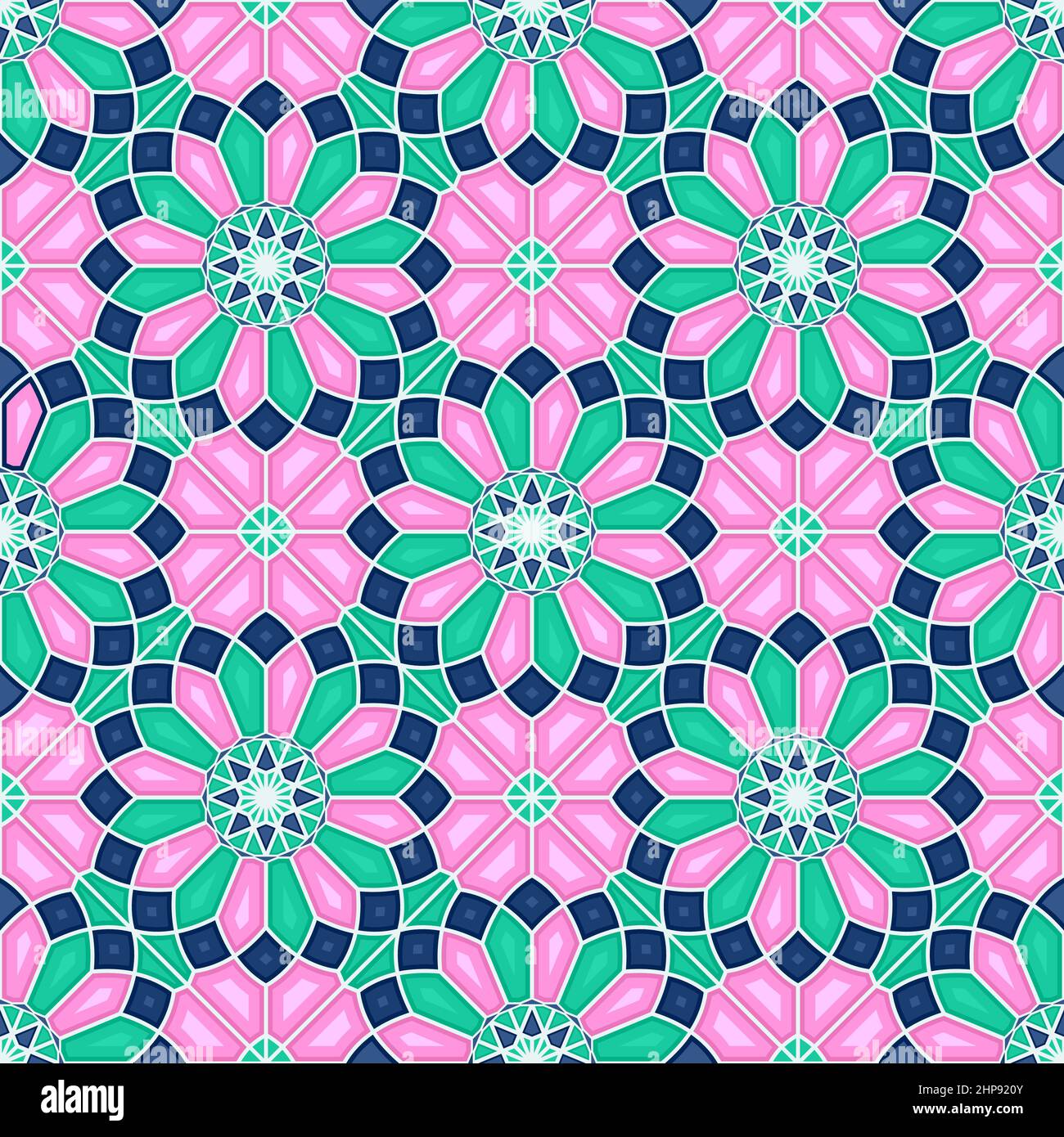 Modello geometrico islamico 4 Illustrazione Vettoriale