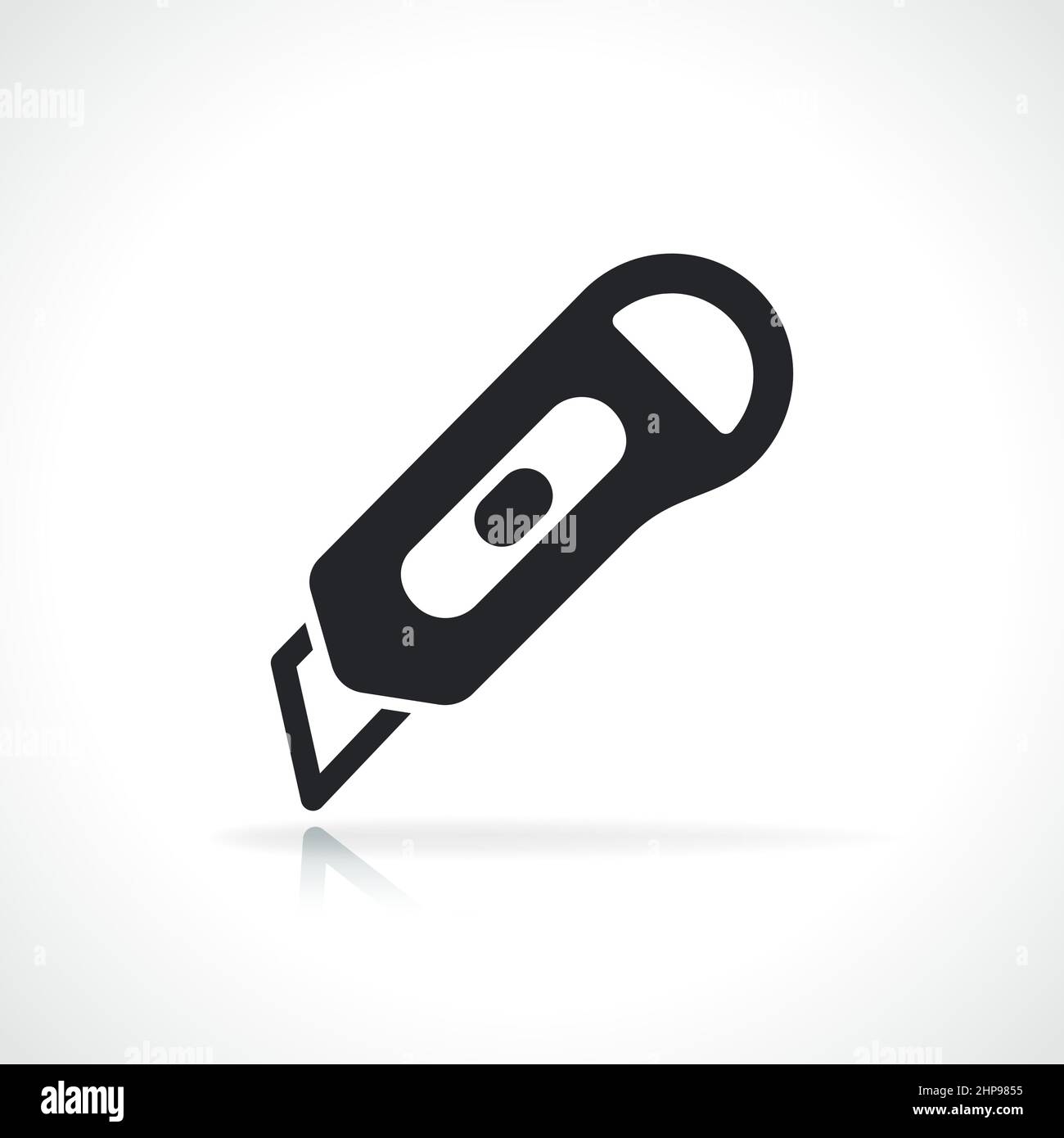 icona taglio o taglio isolata Illustrazione Vettoriale