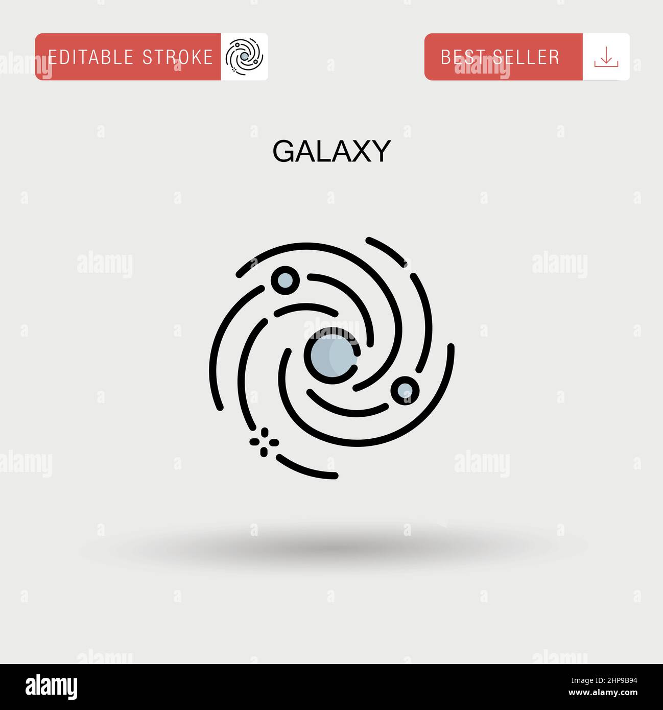 Milky way galaxy illustration Immagini Vettoriali Stock - Alamy