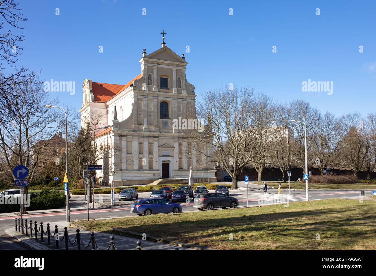 Poznan, Polonia - Chiesa di San Giuseppe i Carmelitani Scalzi. Foto Stock
