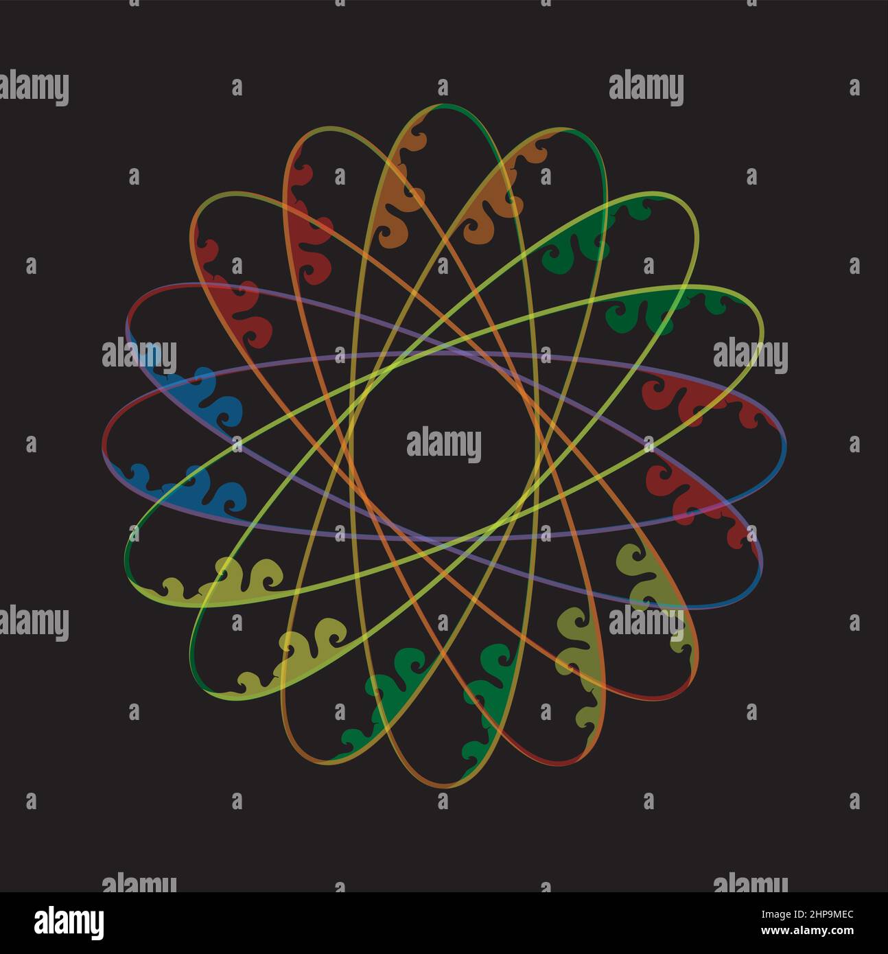 Bello disegno senza giunture del motivo per decorare, carta d'imballaggio, carta da parati, tessuto, sfondo e così via Illustrazione Vettoriale