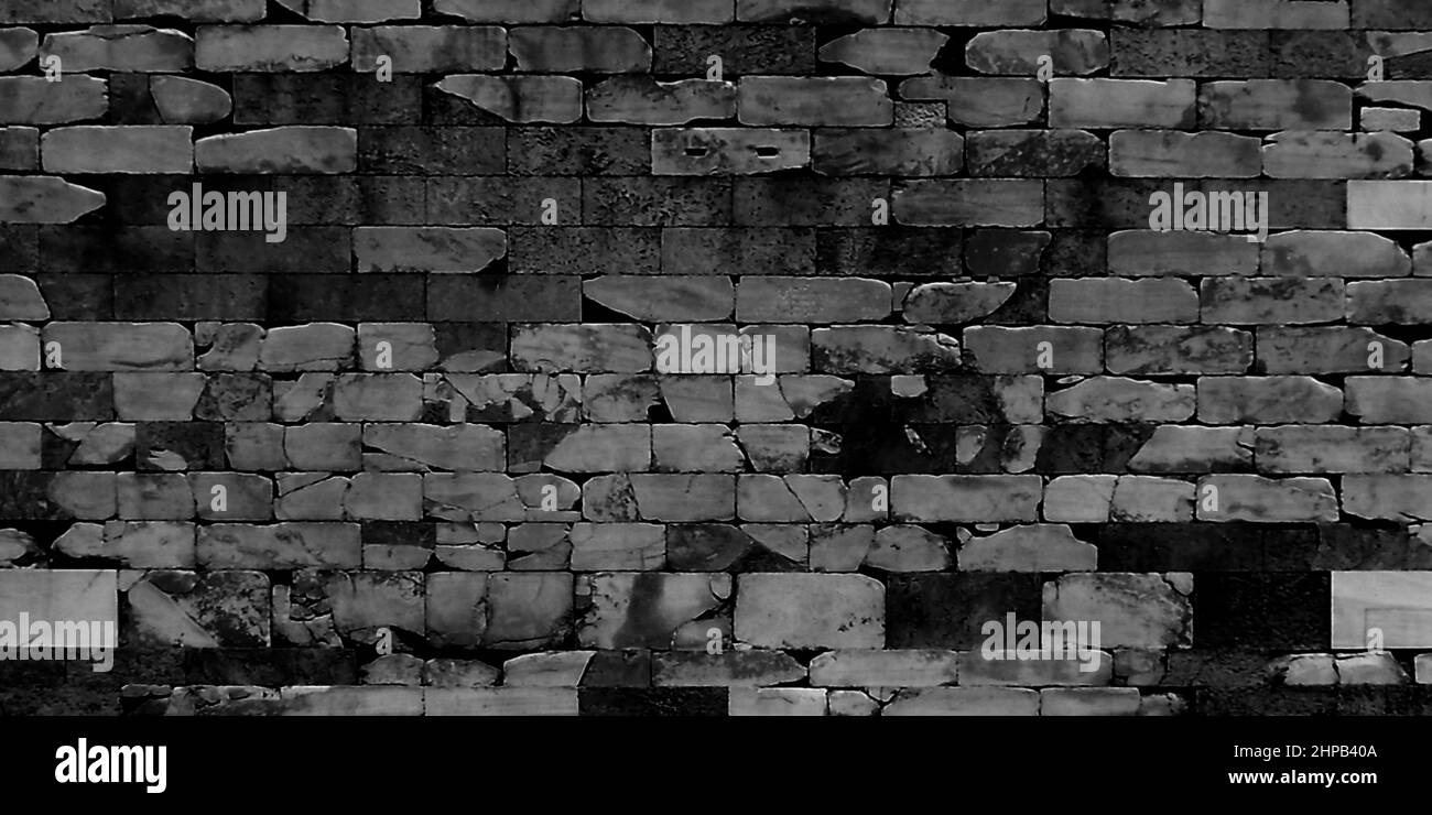 Antica muratura sfondo Baviera Germania Foto Stock